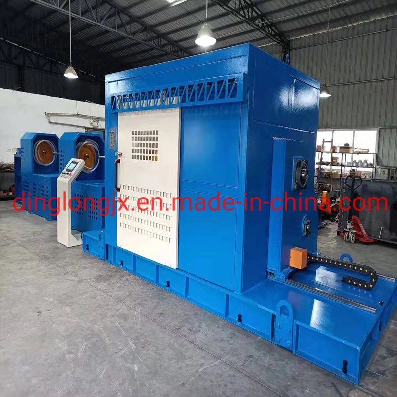 Plastic Cable Copper Wire Cable Bunching Single / Double Stranding Machine