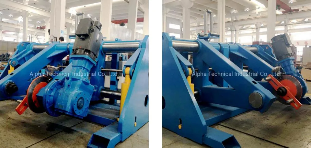 1250 Cantilever Cable Reeling Coiling Machine, Take-up & Sliding Pay-off Unit for Wire and Cable^